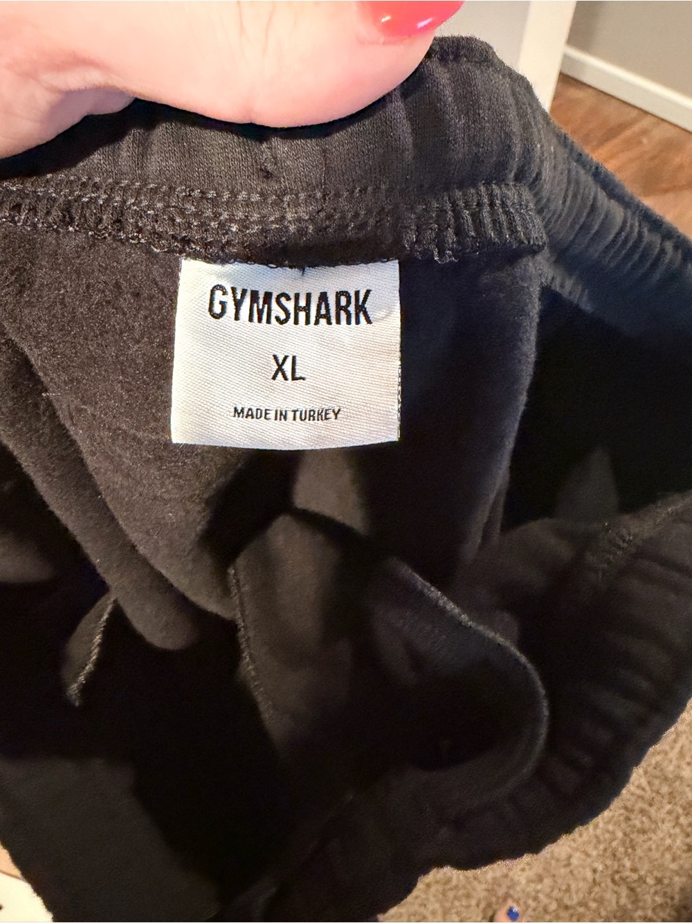 Gymshark Black Pull-On Athletic Shorts - Picture 2 of 2